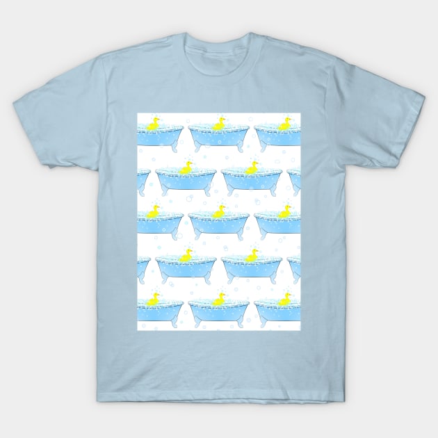 DUCK In A Tub Duck Lover T-Shirt by SartorisArt1